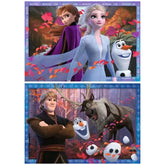 Ravensburger - Frozen - Frostige Avonturen - 2x24 Stukken - Puzzels